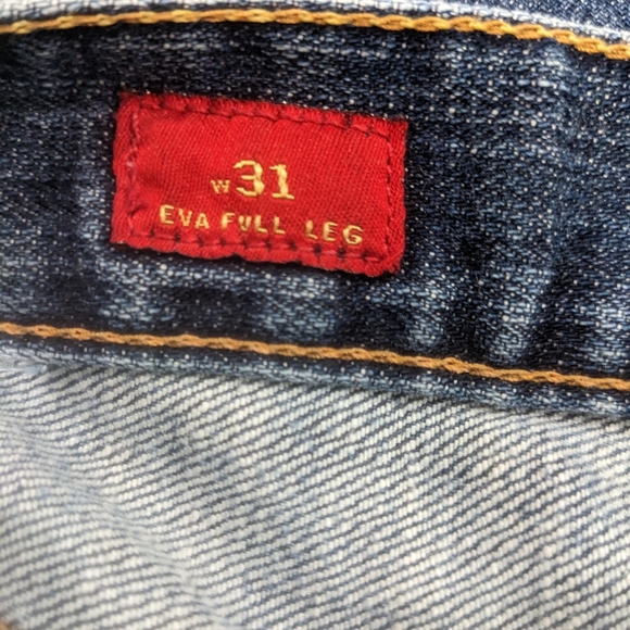 Rare Express Eva Full Leg size 10L w 31 with gold pocket swoosh design - Picture 8 of 9